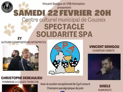 22 Fevrier 2025 Spectacle Solidarité SPA 